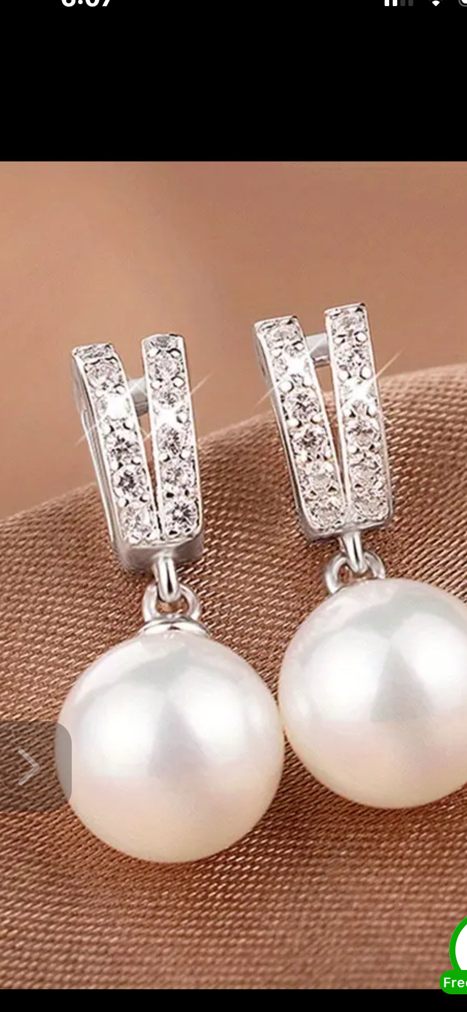 030 1 Pair Elegant Vintage Geometric Copper Earrings With Zircon Stone Inlaid & Faux Pearl Drops, Sophisticated Fashion Style, Women's Jewelry For Daily Wear, Parties, Holidays