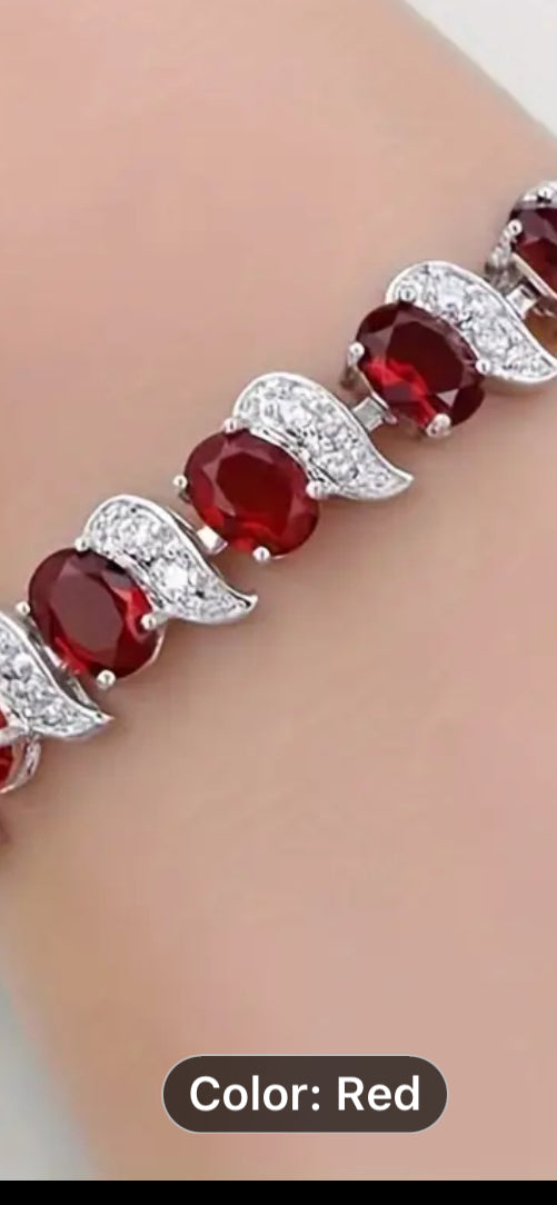 065 Trendy Zircon Clasp Bracelet