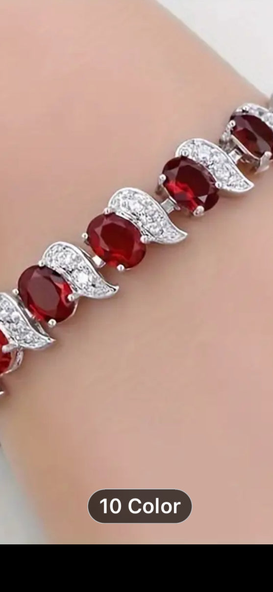 065 Trendy Zircon Clasp Bracelet